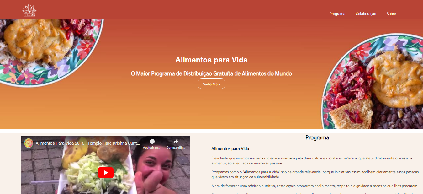 distribução de alimentos